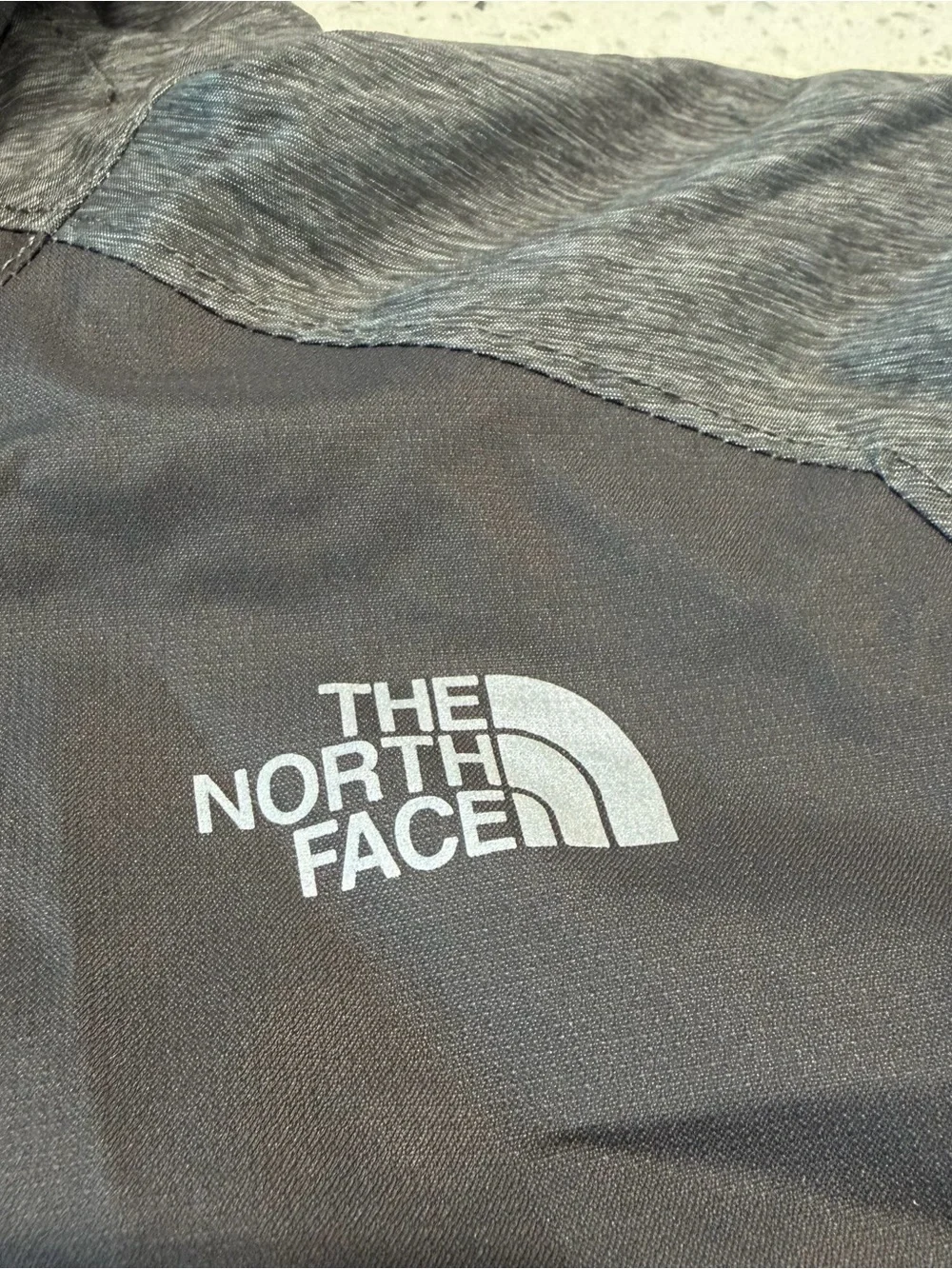 The North Face Kids' Gray Hooded Raincoat - Charcoal Panels